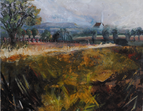 2012, oil on panel, 8" x 10"