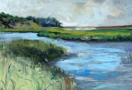 Oil on Panel, 9" x 12"